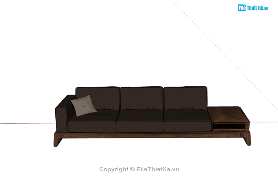 model sofa,sofa phòng khách,sketchup sofa