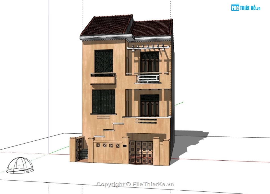 mẫu nhà phố 3 tầng,thiết kế nhà phố 3 tầng,su nhà phố 3 tầng