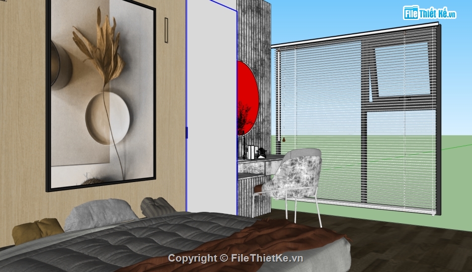 mẫu sketchup nội thất chung cư,nội thất phòng khách,sketchup nội thất phòng bếp,nội thất phòng ngủ