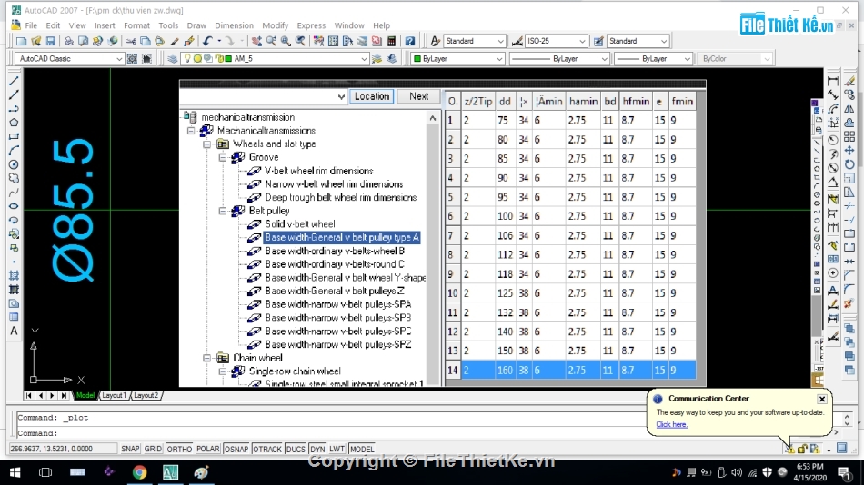 File cad cơ khí chế tạo puly,bản vẽ chế tạo puli,File cad thiế kế dầm chữ i,thép hình,thư viện các mẫu chế tạo cơ khí