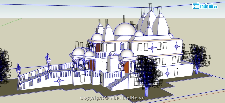 cung điện file su,model su cung điện,file su cung điện,file sketchup cung điện,model sketchup cung điện