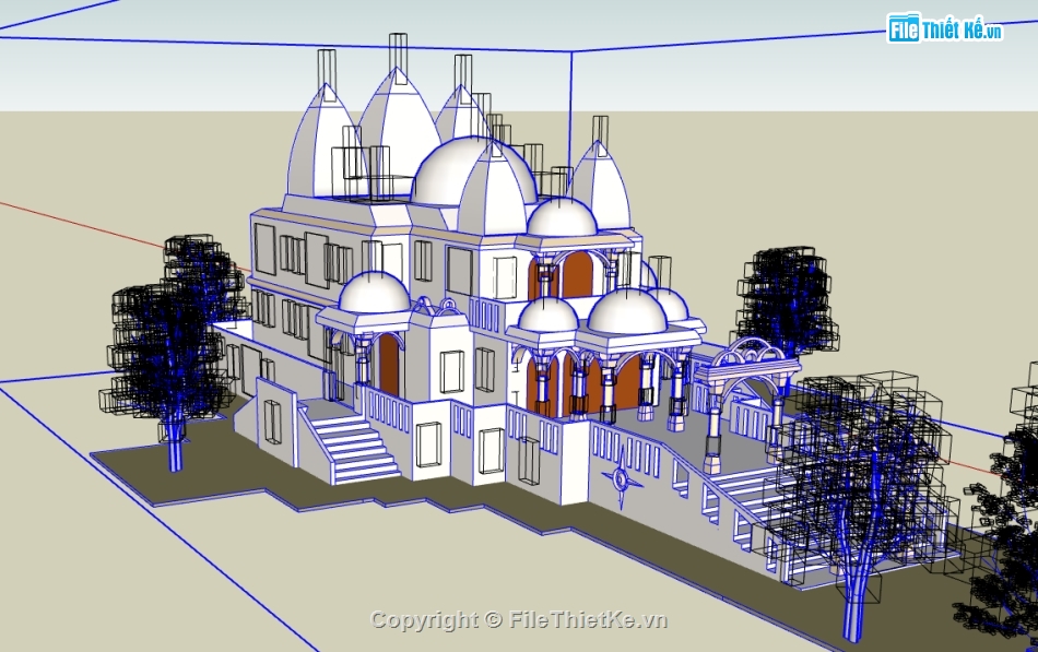 cung điện file su,model su cung điện,file su cung điện,file sketchup cung điện,model sketchup cung điện