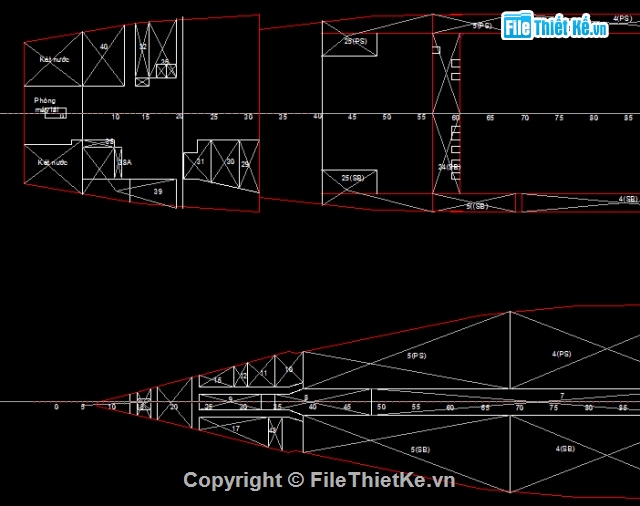 tầu thủy,tầu container 1016,cad tầu thủy