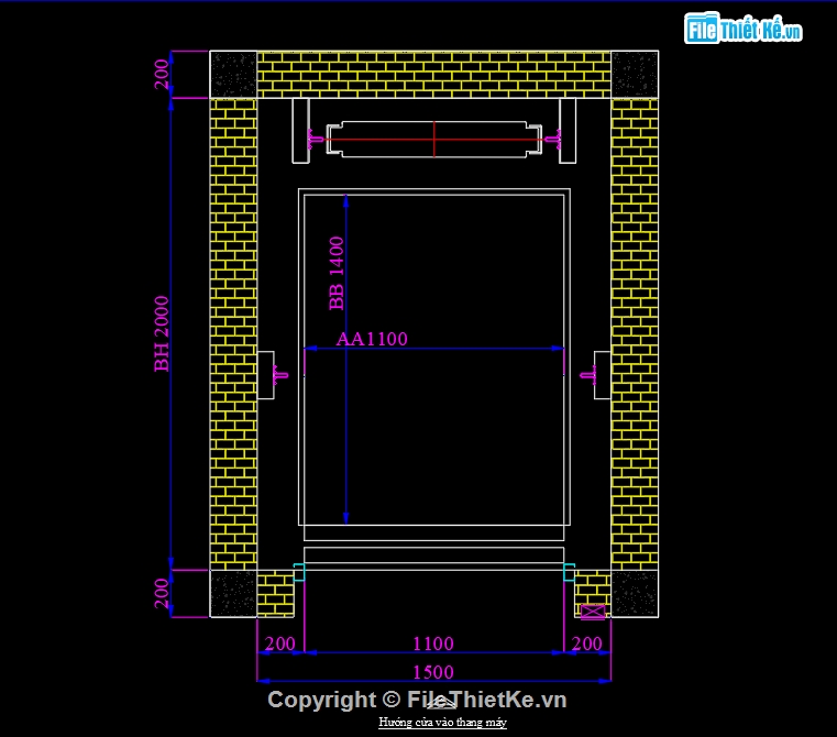 file cad trường mầm non,thangthucpham,thang nâng trường mầm non,cad thang nâng