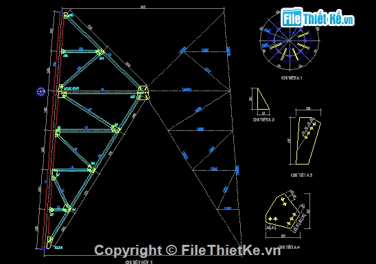 tháp truyền hình,tháp truyền thanh,kết cấu thép tháp 60m,kết cấu tháp truyền hình,kết cấu tháp thép