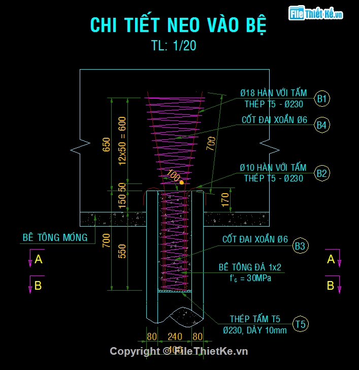 thép neo đầu cọc,cọc bê tông ly tâm D400,thép neo cọc bê tông ly tâm