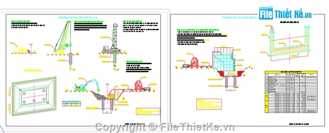 thi công mố trụ cầu,thi công cọc khoan nhồi,mố trụ ngập nước,mố trụ trêncanjn,đảo nhô,đảo nổi