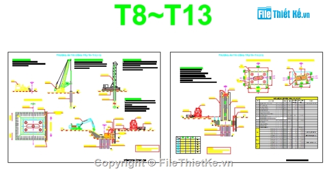 thi công mố trụ cầu,thi công cọc khoan nhồi,mố trụ ngập nước,mố trụ trêncanjn,đảo nhô,đảo nổi