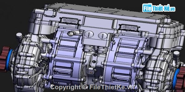 động cơ rimac ô tô axl 560,Thiết kế,động cơ