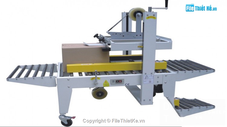 Thiết kế 3d,máy dán thùng carton tự động,3D máy dán thùng carton tự động