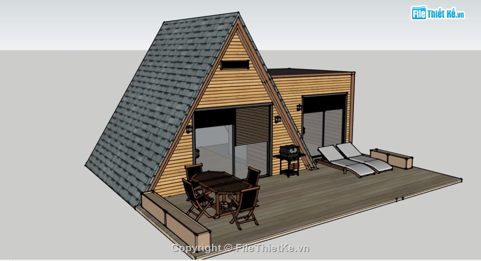 model su nhà nghỉ dưỡng,3d nhà nghỉ dưỡng,sketchup nhà nghỉ dưỡng,mẫu nhà nghỉ dưỡng file su