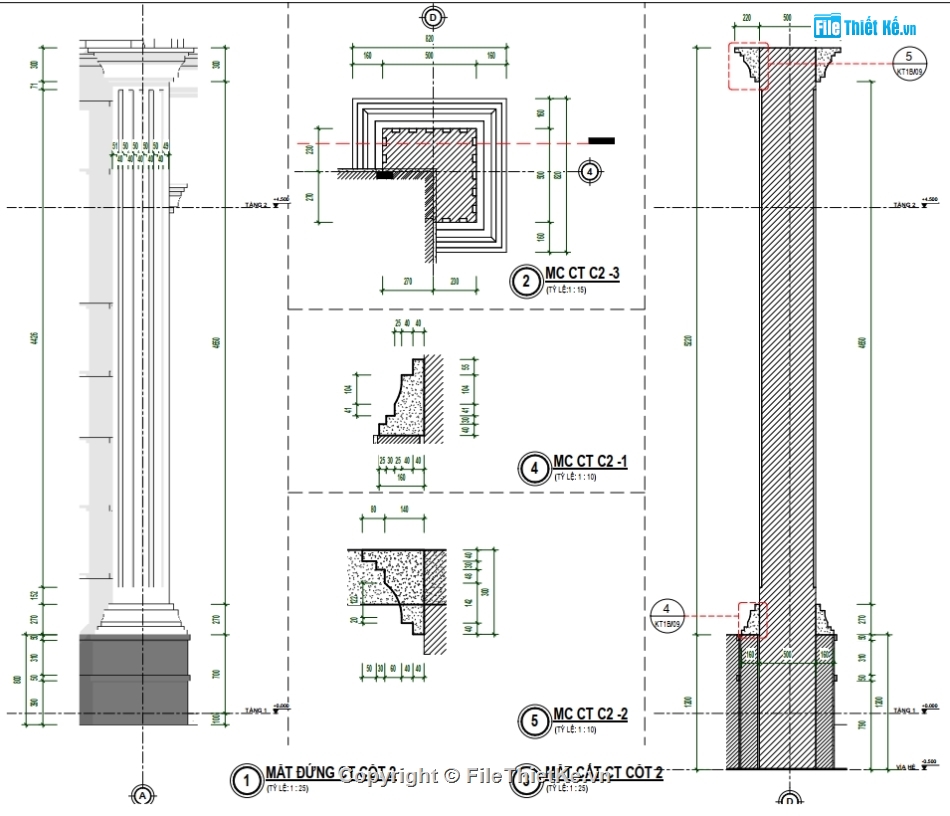 Biệt thự 2 tầng tân cổ,file cad biệt thự 2 tầng,biệt thự 2 tầng 12x13m,bản vẽ biệt thự 2 tầng,biệt thự 2 tầng file cad