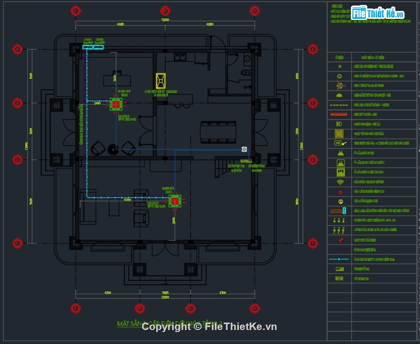 Biệt thự 2 tầng tân cổ,file cad biệt thự 2 tầng,biệt thự 2 tầng 12x13m,bản vẽ biệt thự 2 tầng,biệt thự 2 tầng file cad