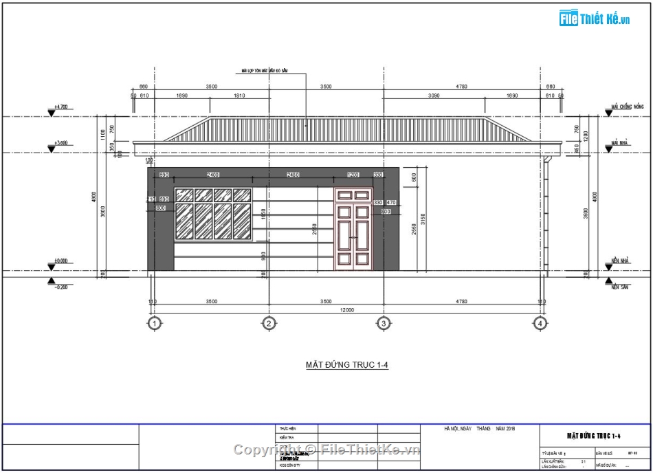 Nhà điều hành 5x12m,nhà kiểm soát file cad,bản vẽ nhà điều hành,autocad nhà điều hành,nhà kiểm soát file autocad