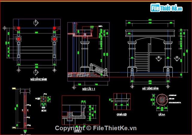 Thiết kế kiến trúc,bản vẽ kiến trúc,đồn công an