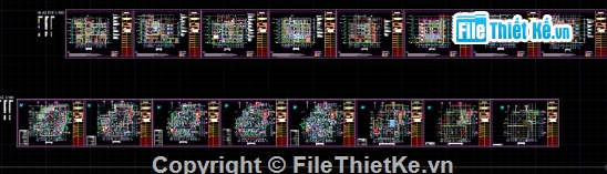 bệnh viện 6 tầng,cad bệnh viện 6 tầng,file cad bệnh viện 6 tầng