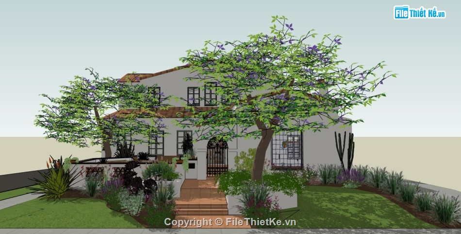 Thiết kế biệt thự,su biệt thự,model su biệt thự