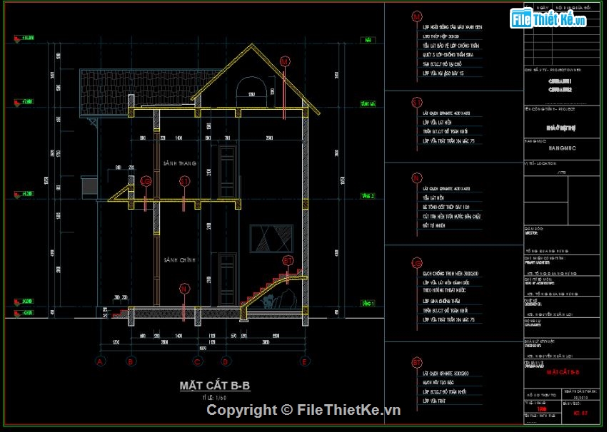 Biệt thự 2 tầng,file cad biệt thự 2 tầng,mẫu biệt thự 2 tầng
