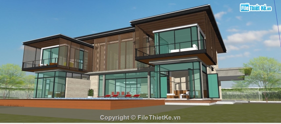biệt thự hiện đại,biệt thự 2 tầng,biệt thự  su,biệt thự 2 tầng su