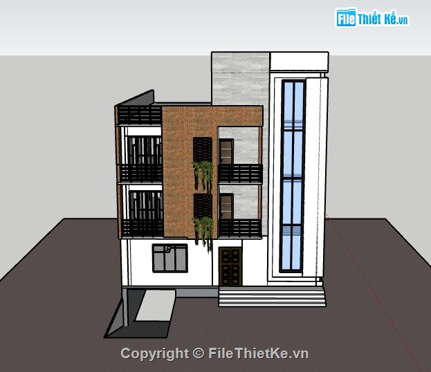 biệt thự 3 tầng,biệt thự 11x23m,file su biệt thự