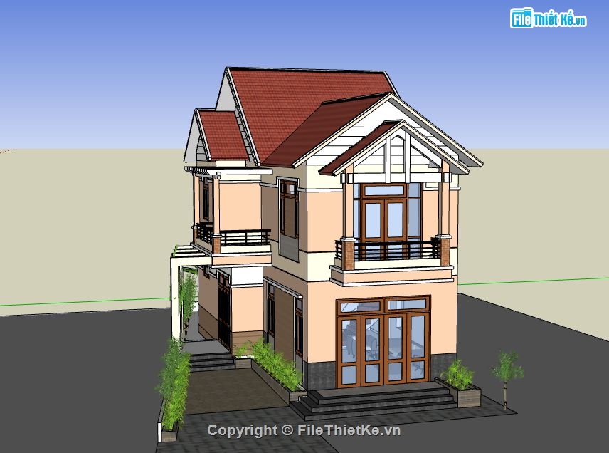 Thiết kế biệt thự,biệt thự file su,thiết kế biệt thự file su