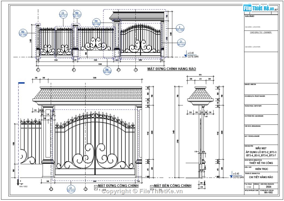 Biệt thự,Biệt thự cổ điển,Biệt thự Tân cổ Pháp,công trình revit