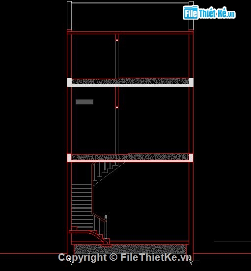 Thiết kế nhà phố,nhà phố 2 tâng,Bản vẽ nhà phố,nhà phố kích thước 6x12m