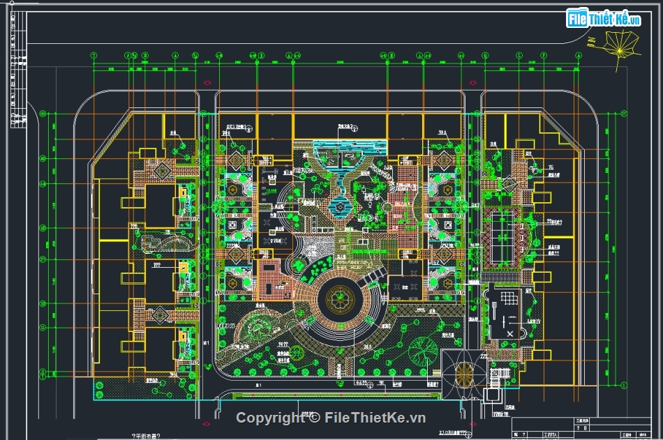 thiết kế công viên file cad,cảnh quan công viên file autocad,file autocad thiết kế cảnh quan