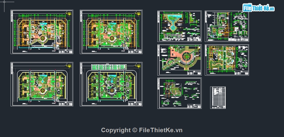 thiết kế công viên file cad,cảnh quan công viên file autocad,file autocad thiết kế cảnh quan