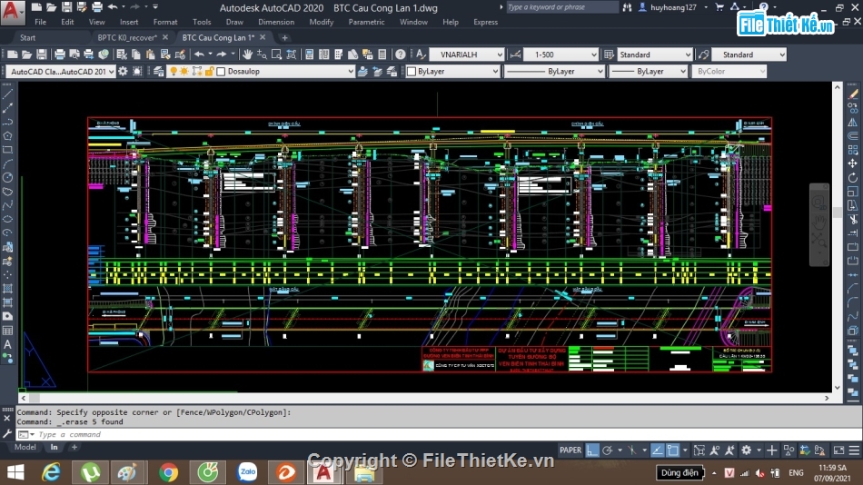 Autocad thiết kế cầu,Bản vẽ thiết kế cầu,Dự án đường bộ ven biển,bản vẽ cầu đường