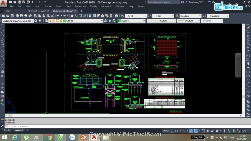 Autocad thiết kế cầu,Bản vẽ thiết kế cầu,Dự án đường bộ ven biển,bản vẽ cầu đường