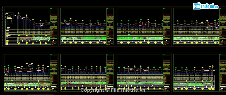 bản vẽ thiết kế đường dây 110kV,bản vẽ CAD đường dây 110kV,bản vẽ đường dây 110V