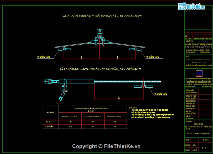 bản vẽ thiết kế đường dây 110kV,bản vẽ CAD đường dây 110kV,bản vẽ đường dây 110V