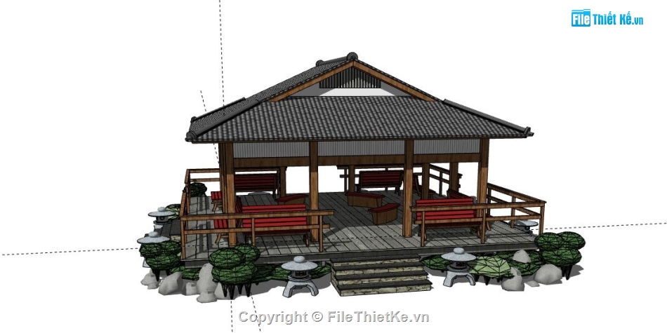 chòi nghỉ,file sketchup chòi nghỉ,Chòi nghỉ model su,sketchup chòi nghỉ,File su chòi nghỉ