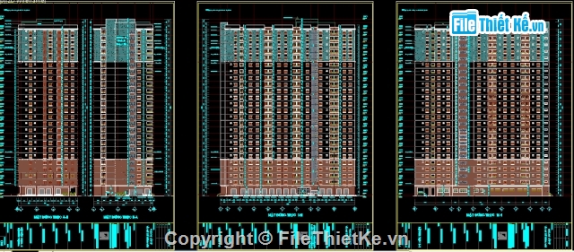 thiết kế chung cư,bản vẽ thiết kế chung cư,Bộ thiết kế chung cư cao tầng,chung cư cao tầng