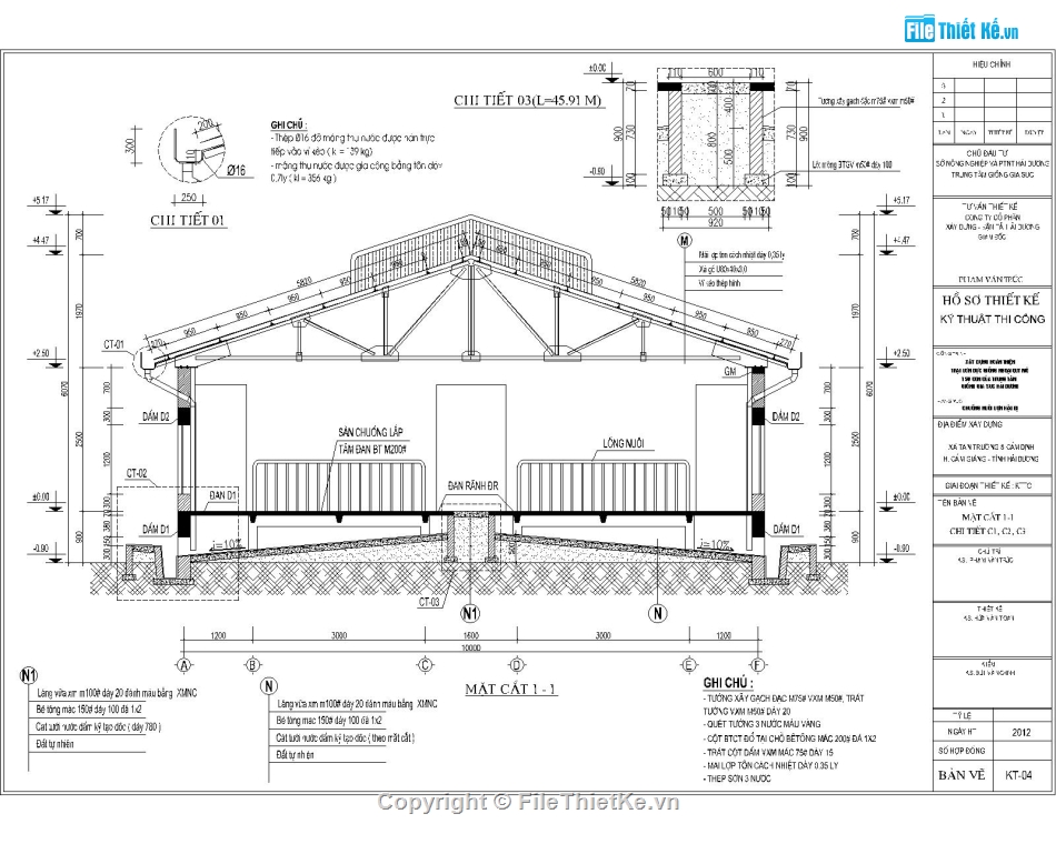 Bộ bản vẽ thiết kế chuồng nuôi heo,file cad chuồng nuôi lợn,mẫu chuồng nuôi lợn,chuồng nuôi hèo 10x51m