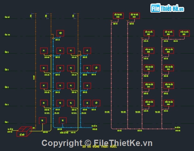 điện nhà phố,cơ điện nhà phố 6 tầng,cơ điện nhà phố,thiết kế cơ điện nhà phố