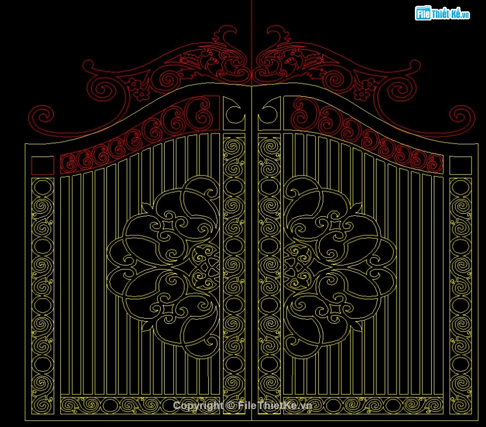 Cổng 2 cánh file dxf,Cổng cnc 2 cánh file dxf,File dxf cổng 2 cánh,dxf cổng 2 cánh,file autocad cổng 2 cánh