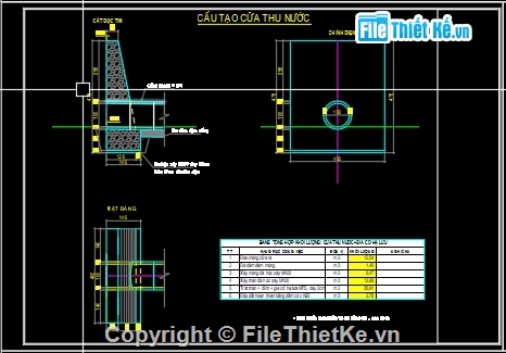 cống chuyển hướng nhiều lần,cống dọc nhiều hố thu,cống dọc hố thu cao 6m,trắc dọc tuyến cống chuyển hướng nhiều lần,cống tròn d100 chuyển hướng