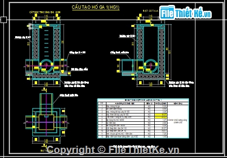 cống chuyển hướng nhiều lần,cống dọc nhiều hố thu,cống dọc hố thu cao 6m,trắc dọc tuyến cống chuyển hướng nhiều lần,cống tròn d100 chuyển hướng