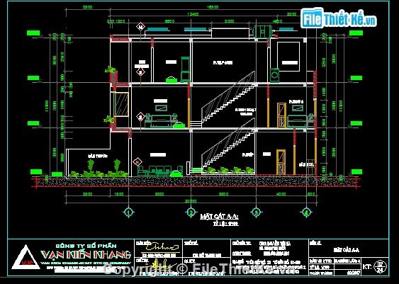 Nhà 3 tầng đẹp,nhà 5  x15m,Nhà hai tầng,bản vẽ nhà phố