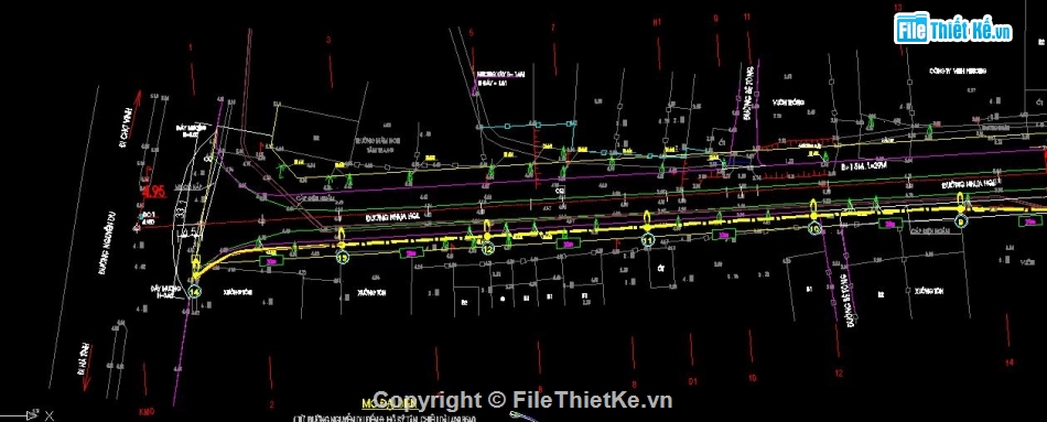 thiết kế đường,bản vẽ thiết kế đường,bản vẽ thiết kế đường gt