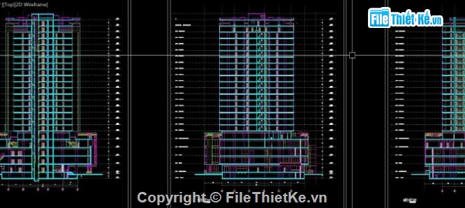 chung cư 22 tầng,file cad chung cư,chung cư file autocad,cad chung cư