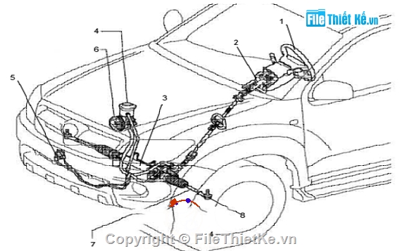 kế hệ thống lái trên xe Toyota,Toyota Fortuner 2012,Thiết kế hệ thống lái
