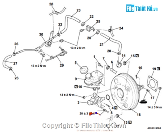 thống phanh trên cơ sở ô tô Mitsubishi,hệ thống phanh,đồ án thiết kế