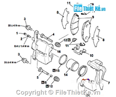thống phanh trên cơ sở ô tô Mitsubishi,hệ thống phanh,đồ án thiết kế