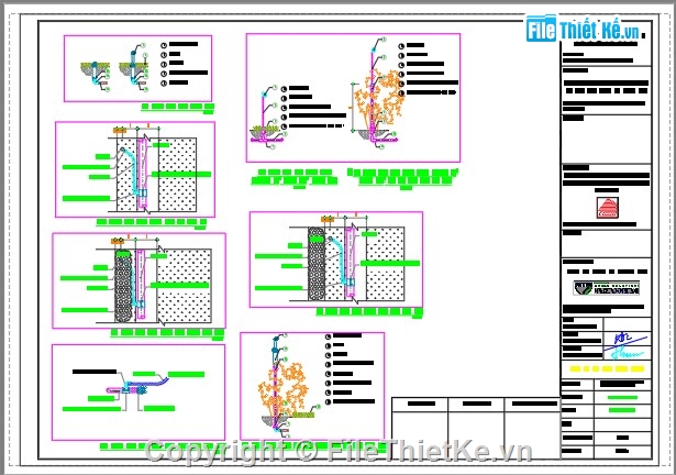 Thiết kế,mặt bằng,hoàn công,hệ thống tưới,công