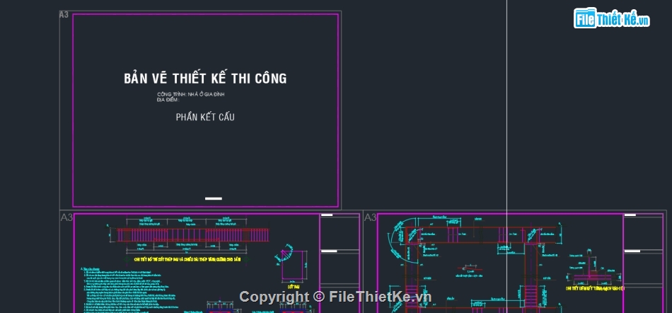 Nhà phố trệt lửng và hai lầu,kết cấu nhà phố 3.6x16.45m,nhà phố 3.5 tầng 3.6x16.45m,file cad kết cấu nhà phố