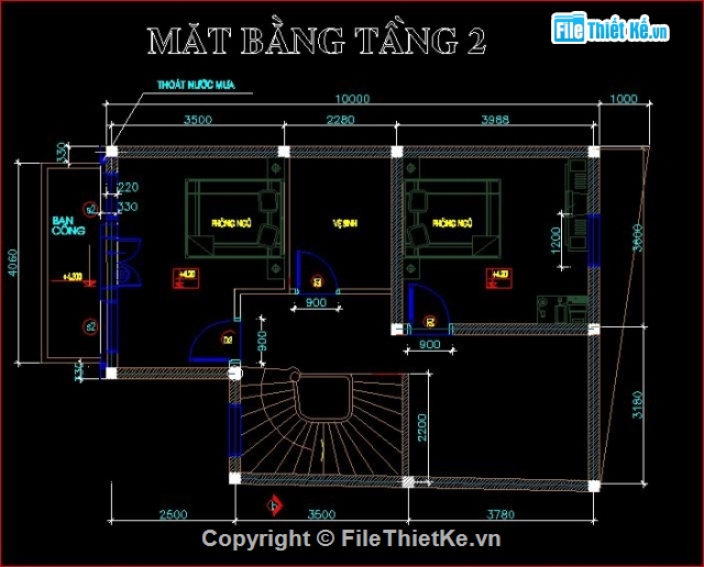 Thiết kế,Thiết kế kiến trúc,nhà dân dụng,nhà dân kích thước 6.8x10m