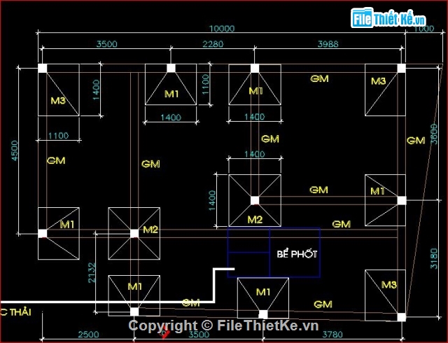 Thiết kế,Thiết kế kiến trúc,nhà dân dụng,nhà dân kích thước 6.8x10m